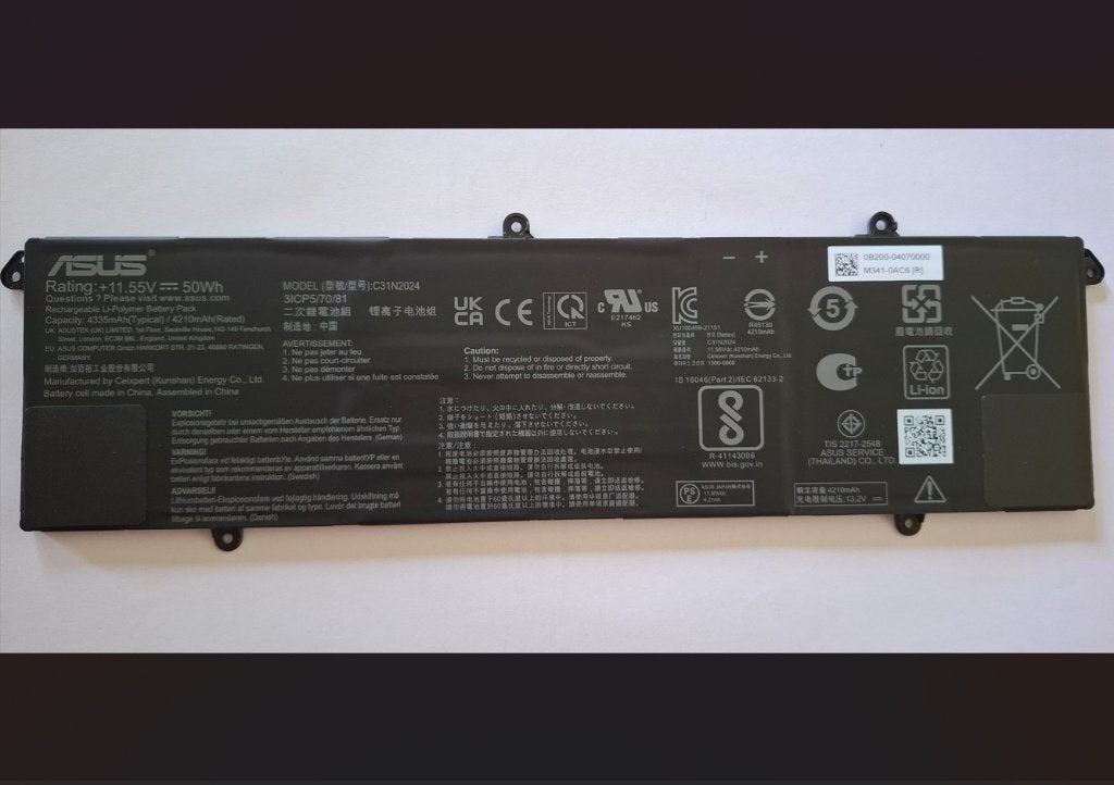 Originele Asus vivobook K3605VC laptop accu 0B200-04070000, Ophalen of Verzenden, Zo goed als nieuw, ASUS