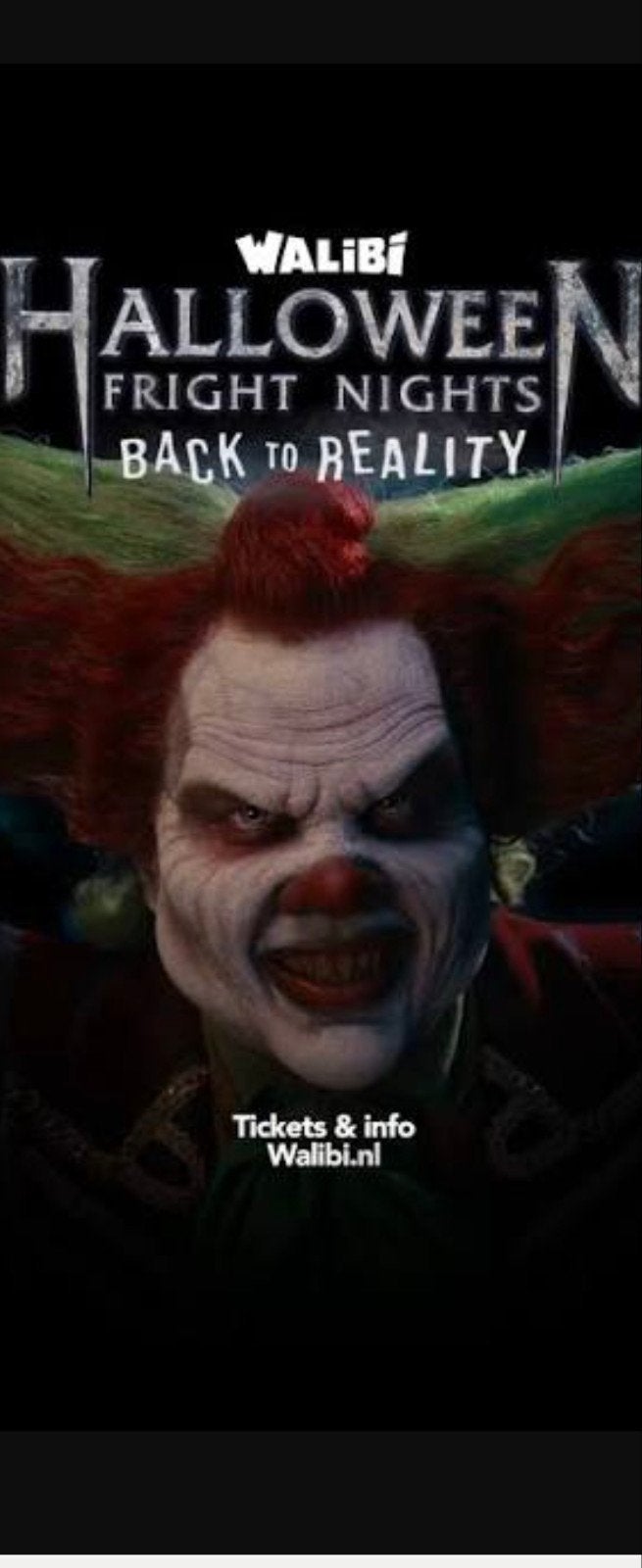 1 ticket walibi fright nights 11 oktober, Eén persoon