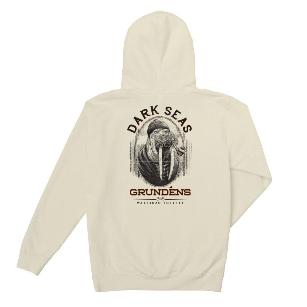 DARK SEAS X GRUNDENS SEAWORTHY HOODIE BONE, Dark seas x grundens, Overige kleuren, Info@workingclassrebel.com, Nieuw