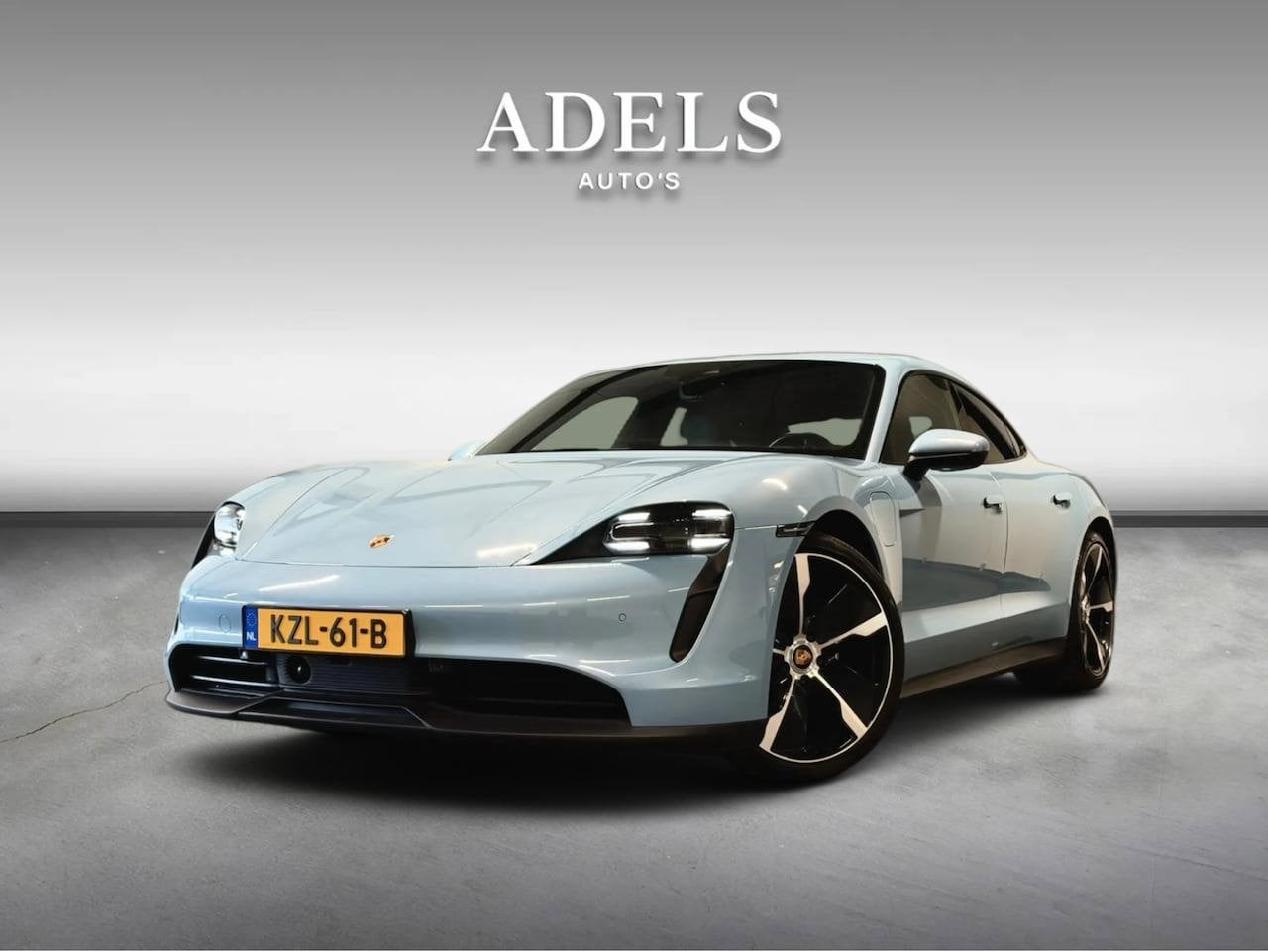 Porsche Taycan Performance 84 kWh IJsblauw Metallic Warmtepo, Auto's, Automaat, Achterwielaandrijving, Gebruikt, Leder
