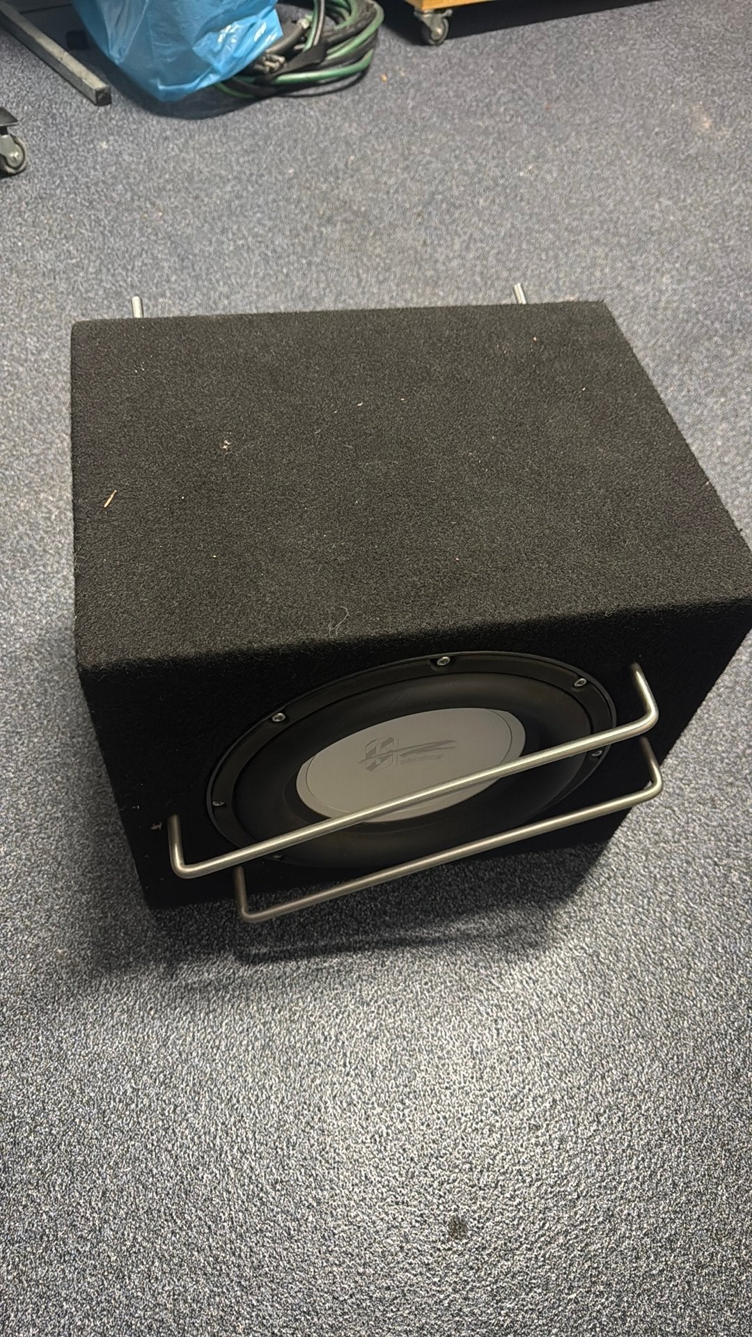 Ground Zero 10” subwooferbox met pasive radiator, Auto diversen, Autospeakers, Ophalen, Gebruikt