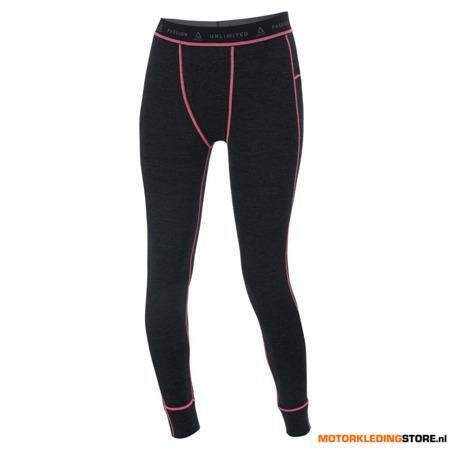 AMOQ Merino W Base Layer Thermobroek, Grijs-Roze, Ophalen of Verzenden, Nieuw met kaartje