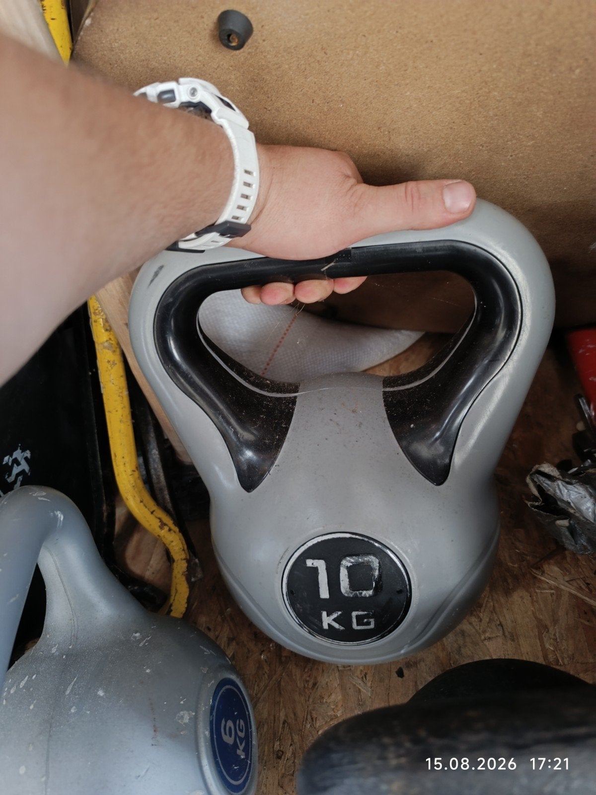 Kettlebell 10 kg/Solide 10kg Kettlebell/Workout, Ophalen of Verzenden, Gebruikt, Benen, Kettlebell