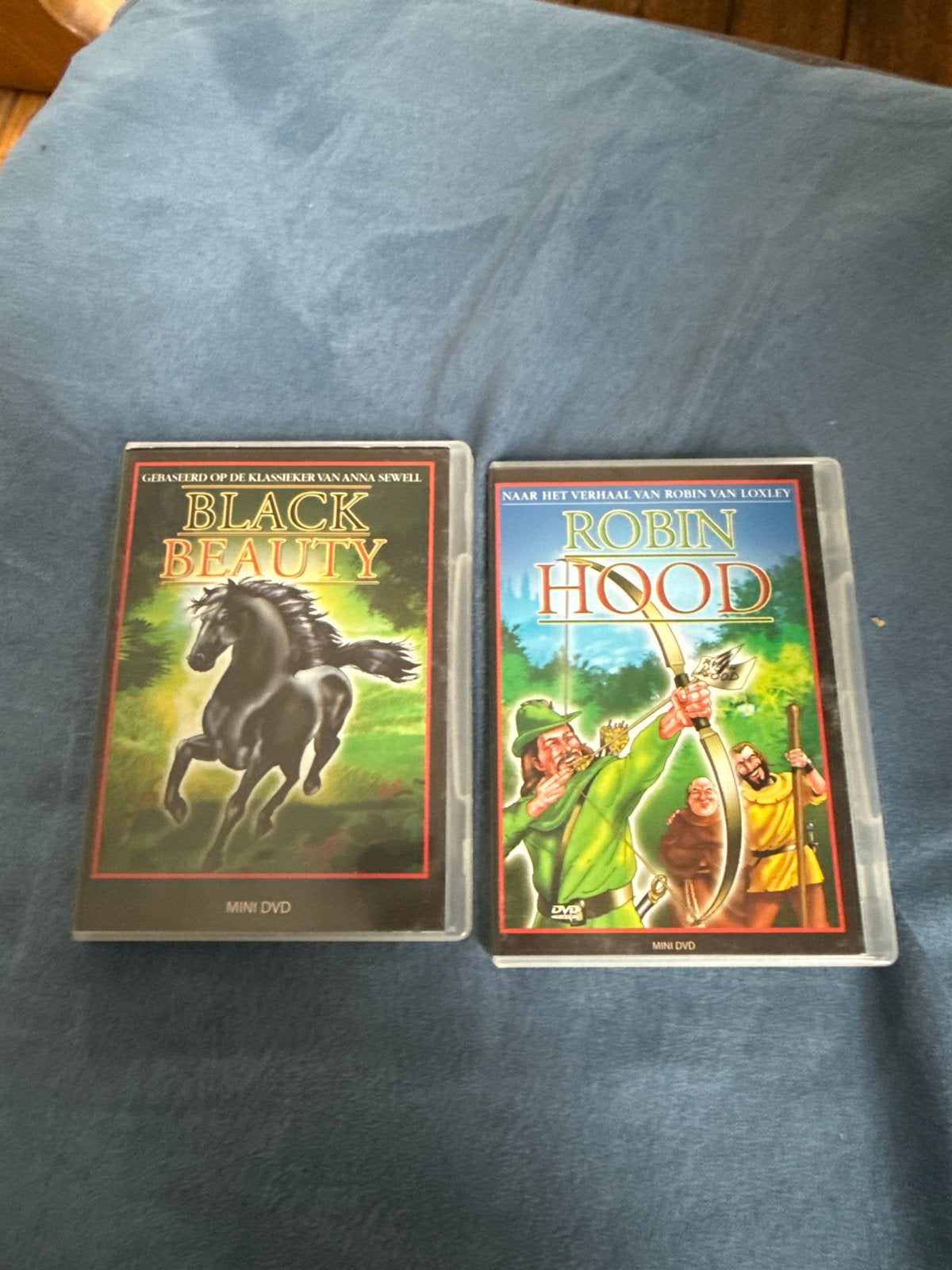 Black Beauty & Robin Hood Mini DVD's, Cd's en Dvd's, Dvd's | Kinderen en Jeugd, Avontuur, Gebruikt, Alle leeftijden, Nederlands