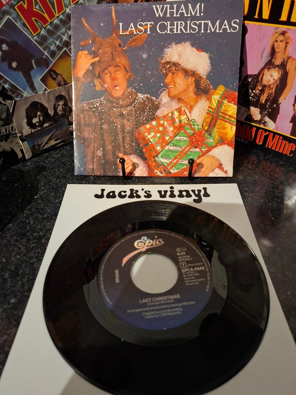 Wham! - Last Christmas 7 inch vinyl single 1984/9, 7 inch, Ophalen of Verzenden, Zo goed als nieuw, Beschermende buitenhoes