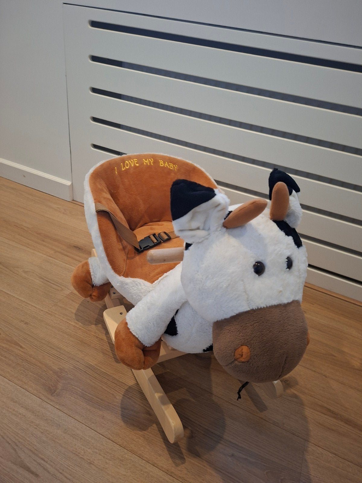 Schattige koeien wiebelstoel voor baby's/peuter met geluid, Ophalen, Gebruikt, Overige typen, Met geluid
