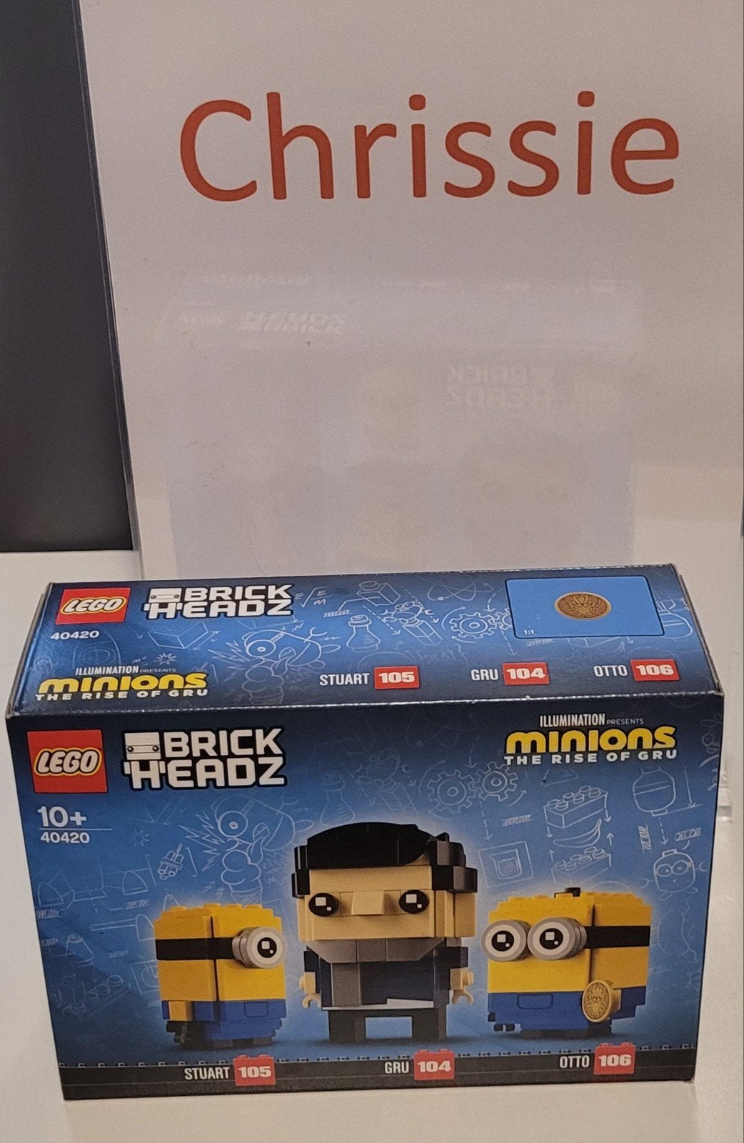 LEGO BrickHeadz 40420 Gru, Stuart en Otto Minions, Ophalen, Nieuw