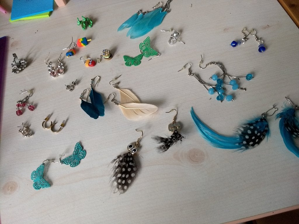 Oorbellen, Ophalen of Verzenden, Zo goed als nieuw, Overige materialen