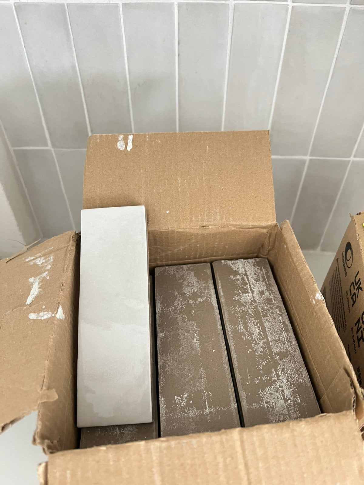 Equipe coco white wandtegels, Doe-het-zelf en Verbouw, Tegels, Ophalen, Minder dan 20 cm, Zo goed als nieuw, Minder dan 5 m²