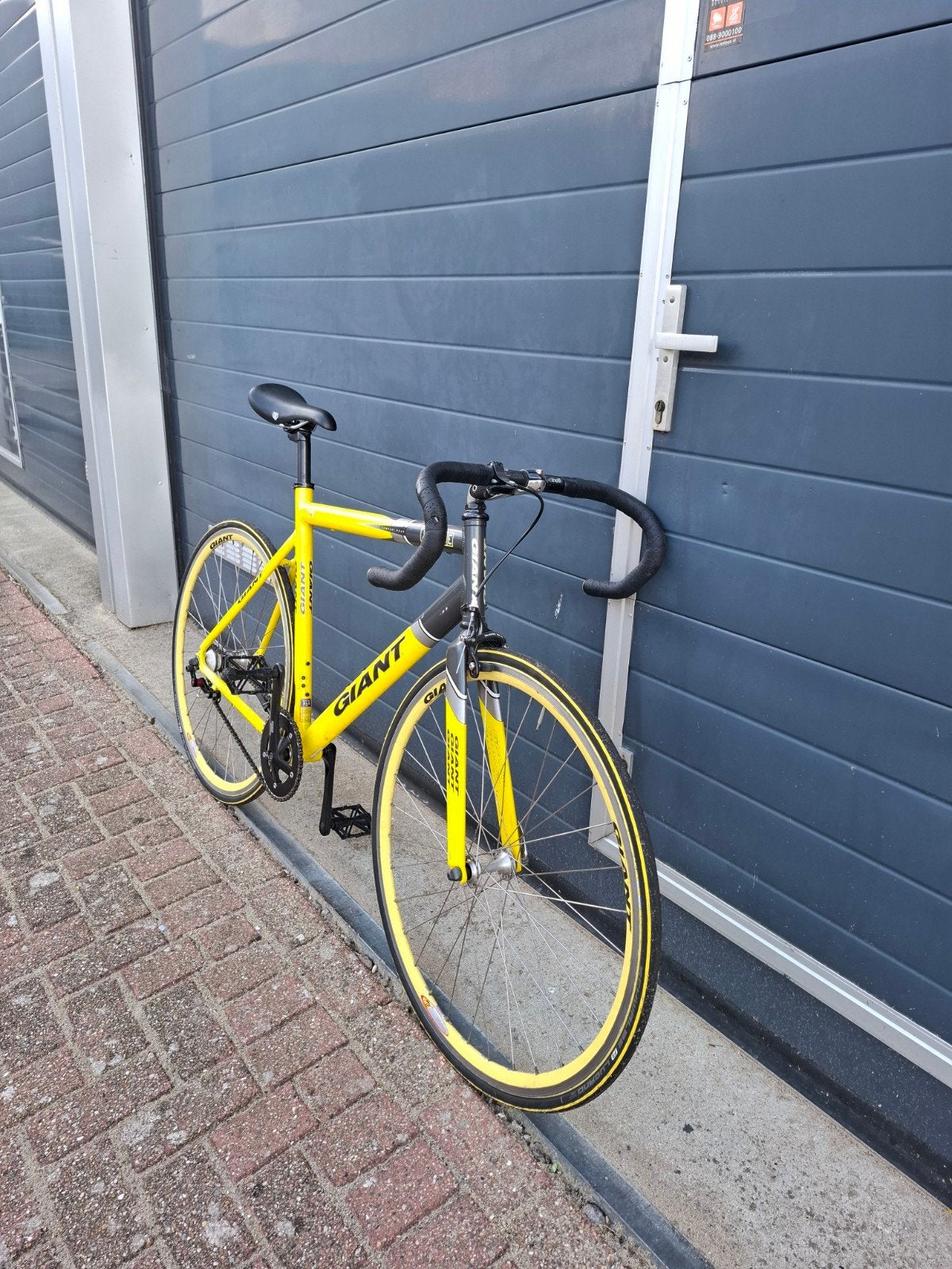 Giant Fixie/Singlespeed - 55cm, Fietsen en Brommers, Fietsen | Racefietsen, Ophalen, Gebruikt, Aluminium, Giant