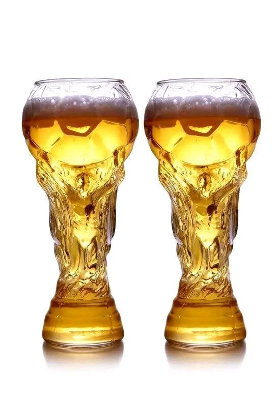 Bierglas in de vorm van de Wereldbeker, Verzamelen, Ophalen of Verzenden, Nieuw, Overige binnenlandse clubs, Overige typen