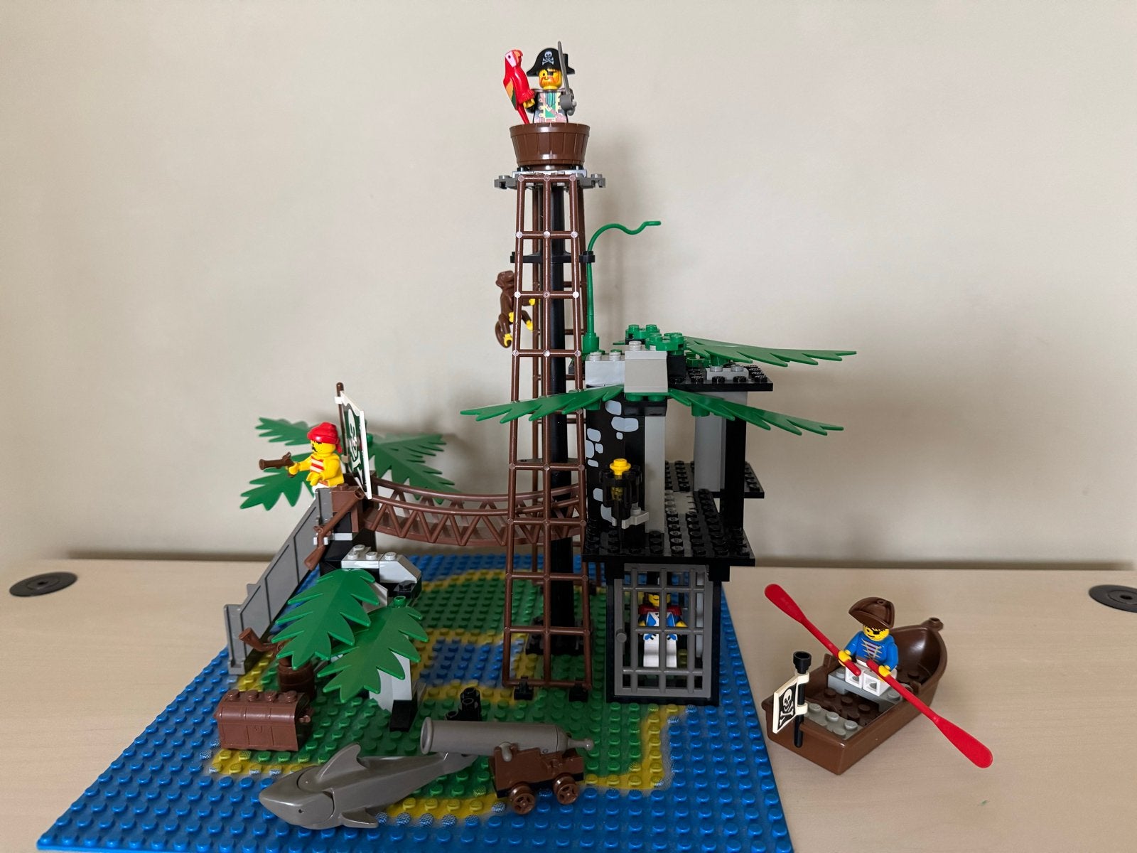 Vintage LEGO 6270 Verborgen Eiland, Ophalen of Verzenden, Gebruikt, Overige merken