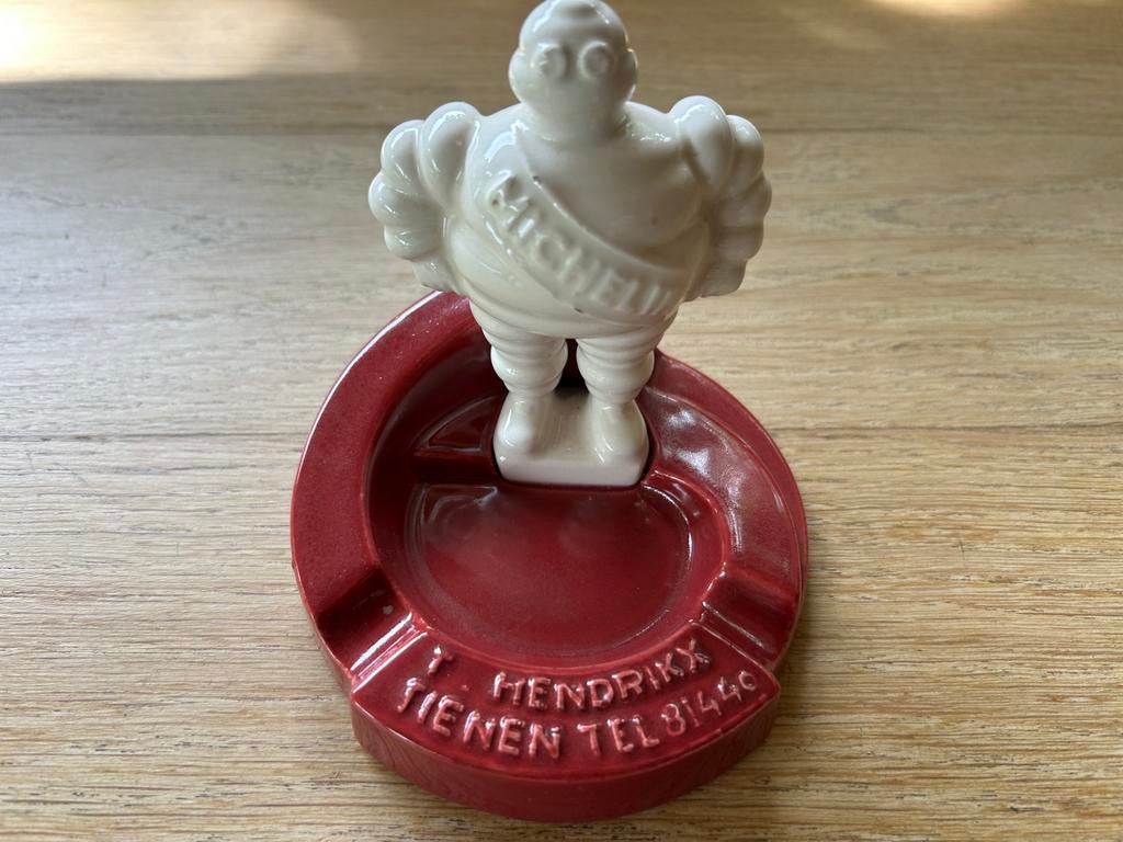 Michelin asbak, Ophalen of Verzenden, Zo goed als nieuw, Gebruiksvoorwerp
