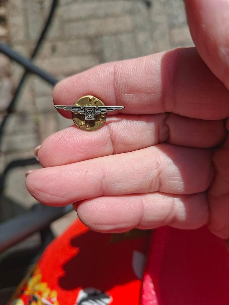 Vintage Vlieger Pin - Luchtvaart Speldje, Ophalen of Verzenden