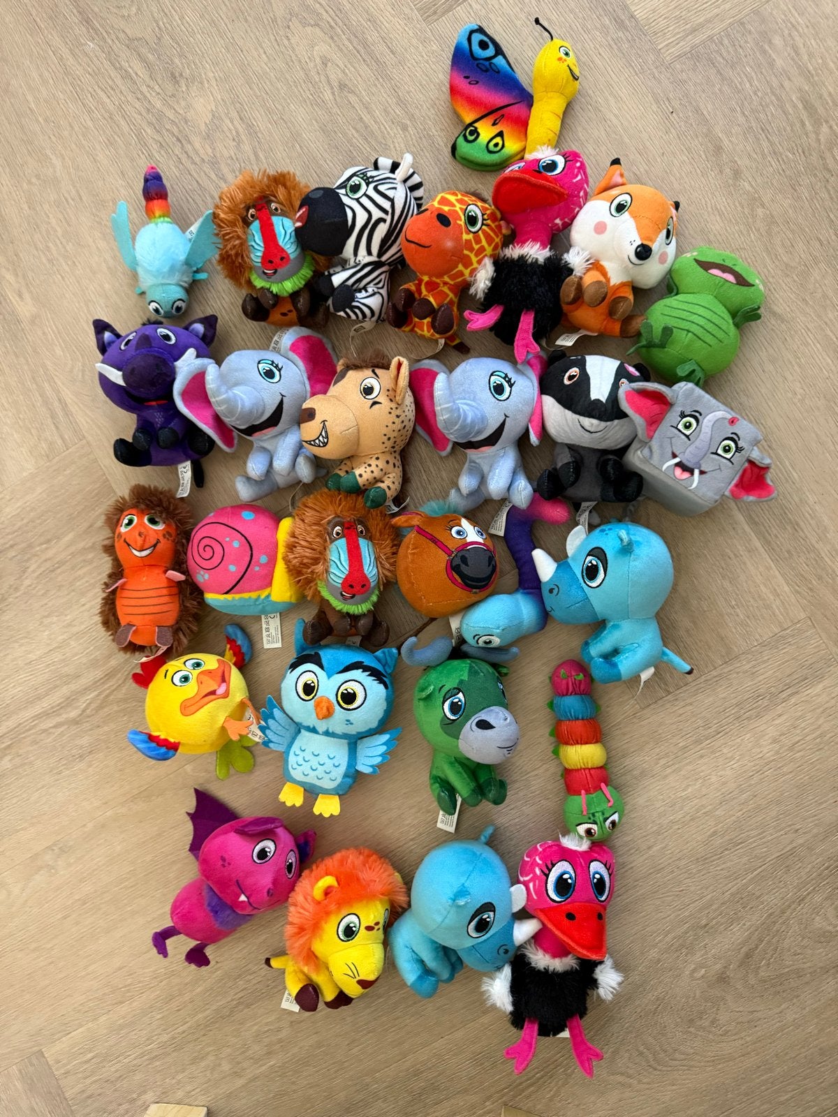 Lidl knuffels - diverse dieren en karakters, Kinderen en Baby's, Speelgoed | Knuffels en Pluche, Gebruikt, Overige merken, Overige karakters