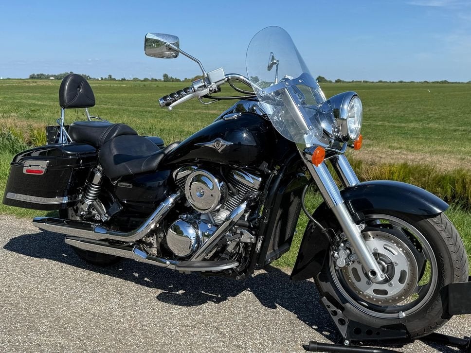 MOOIE KAWASAKI VN 1600 CLASSIC VULCAN BJ 2004 35.030 KM, Motoren, Motoren | Kawasaki, 2 cilinders, 1600 cc, Bedrijf, Onbekend