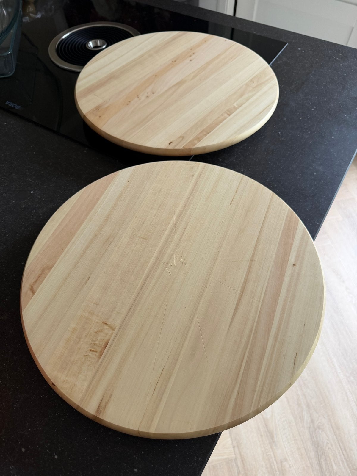 IKEA Snudda draaiplateau - 2 stuks, Beige, Hout, IKEA, Ophalen of Verzenden