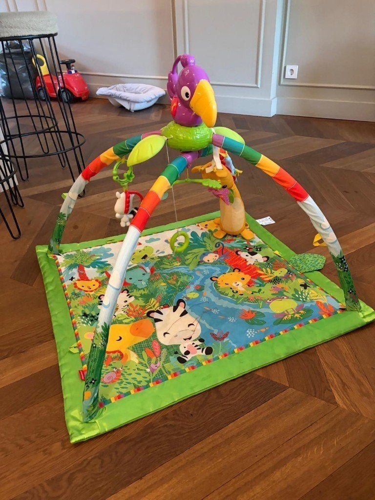 Fisher-Price Jungle Speelkleed met muziekmobiel, Kinderen en Baby's, Ophalen, Gebruikt, Babygym