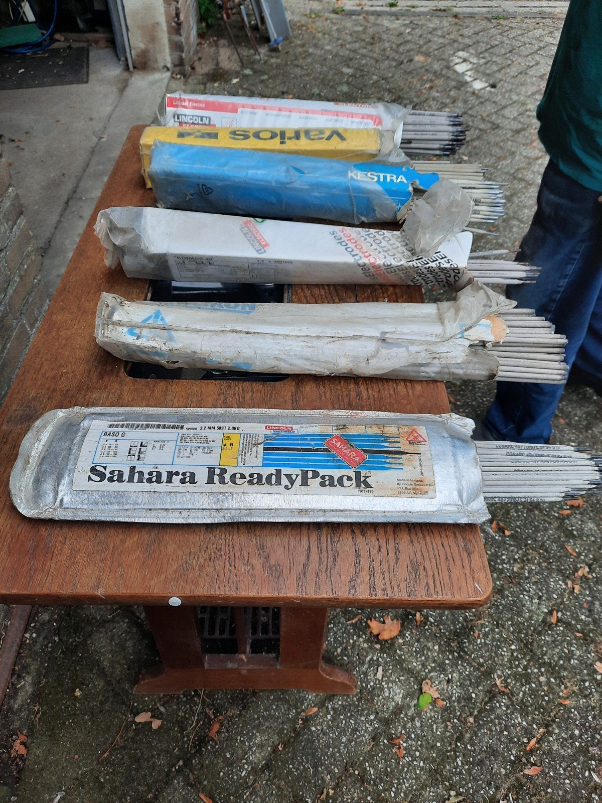 las elektronen., Ophalen