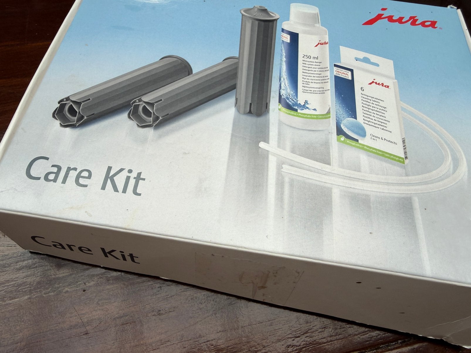 jura care kit 3x filter 1x melk reiniger en 2 slangen NIEUW, Ophalen of Verzenden, Nieuw, Overige modellen