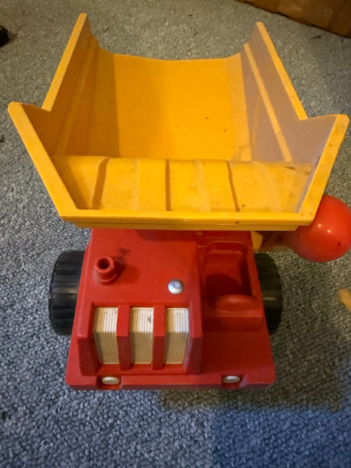 Vintage Fisher-Price Kiepwagen - Klassiek Speelgoed, Ophalen of Verzenden, Gebruikt, Auto of Voertuig