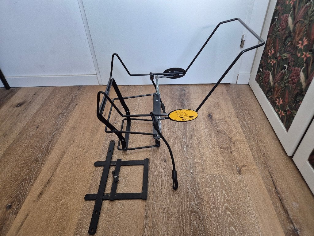 Steco Maxi-Cosi houder bakfiets (inclusief bodemplaat!), Ophalen of Verzenden, Gebruikt, 0 t/m 10 kg, Steco Baby-Mee