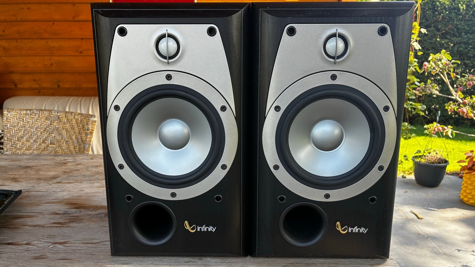 Infinity Alpha 20 Boekenplank Speakers by Harman, Audio, Tv en Foto, Luidsprekers, Gebruikt, Ophalen of Verzenden, 60 tot 120 watt