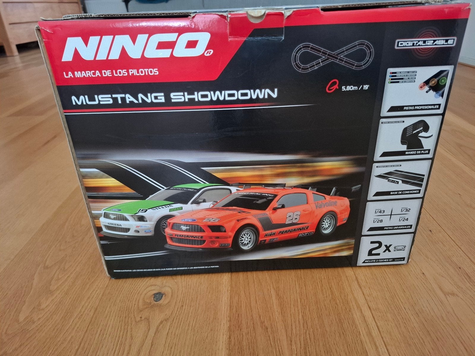 NINCO Mustang Showdown Racebaan, Zelf te bouwen, Elektrisch, Ophalen, Overige merken