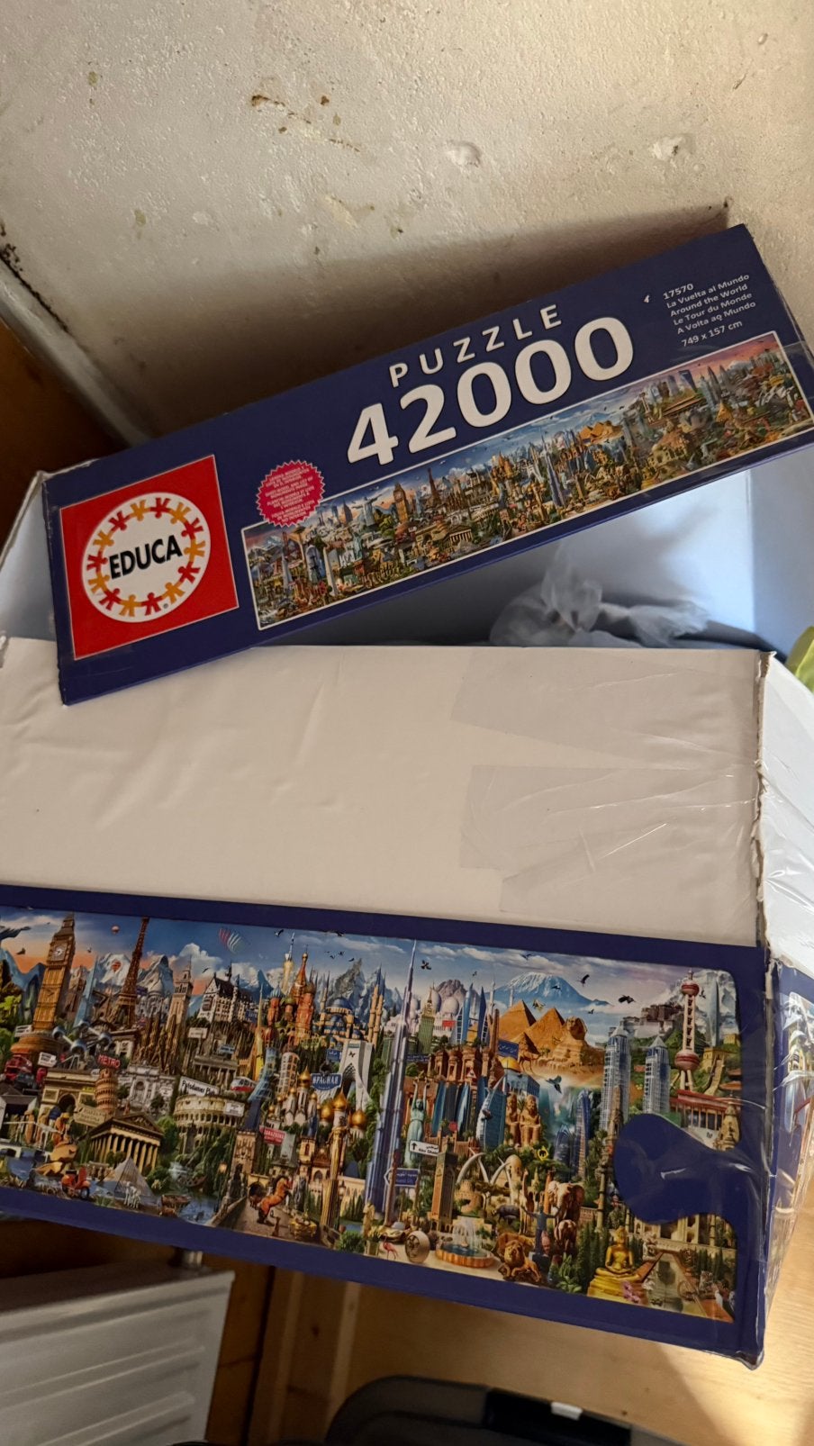 Educa wereldpuzzel 42000, Ophalen, Zo goed als nieuw
