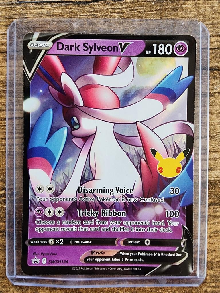 Pokemon celebrations Dark Sylvion V promo kaart, Ophalen of Verzenden, Zo goed als nieuw, Losse kaart
