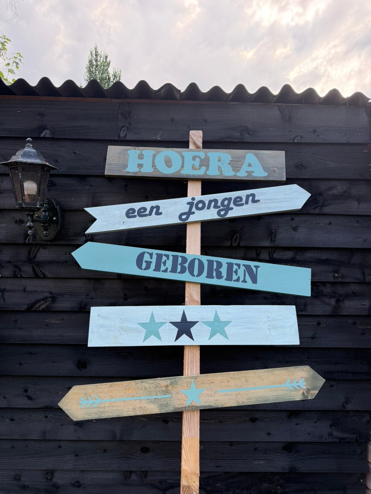 Te huur geboorteborden, Kinderen en Baby's, Kraamcadeaus en Geboorteborden, Ophalen, Zo goed als nieuw, Geboortebord