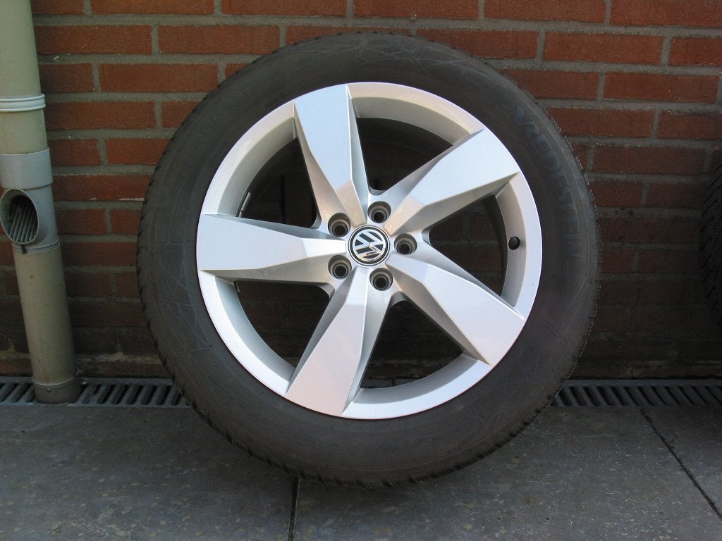 Velgen 17" VW T-Cross & Polo met  winterband, Ophalen, Gebruikt, Velg(en), 17 inch