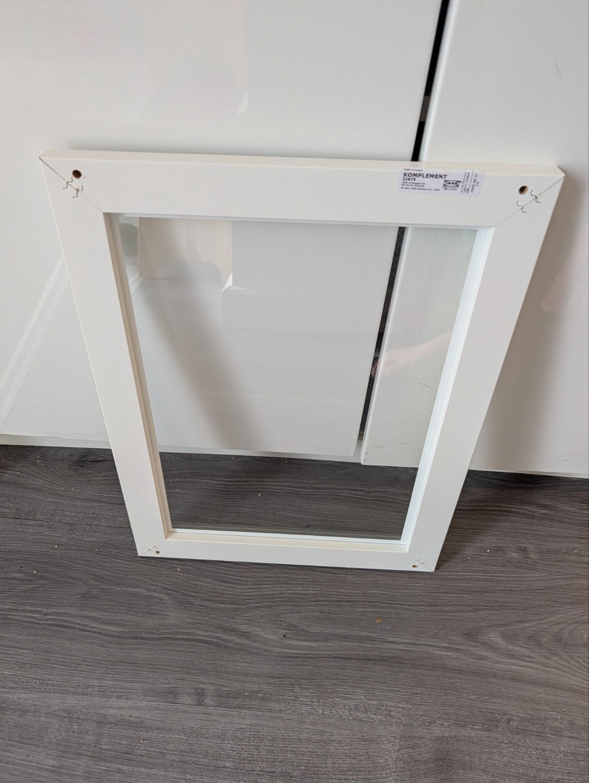 Ikea Komplement Plank Wit Glas 50x35, Gebruikt, Glas, Minder dan 100 cm, 50 tot 100 cm