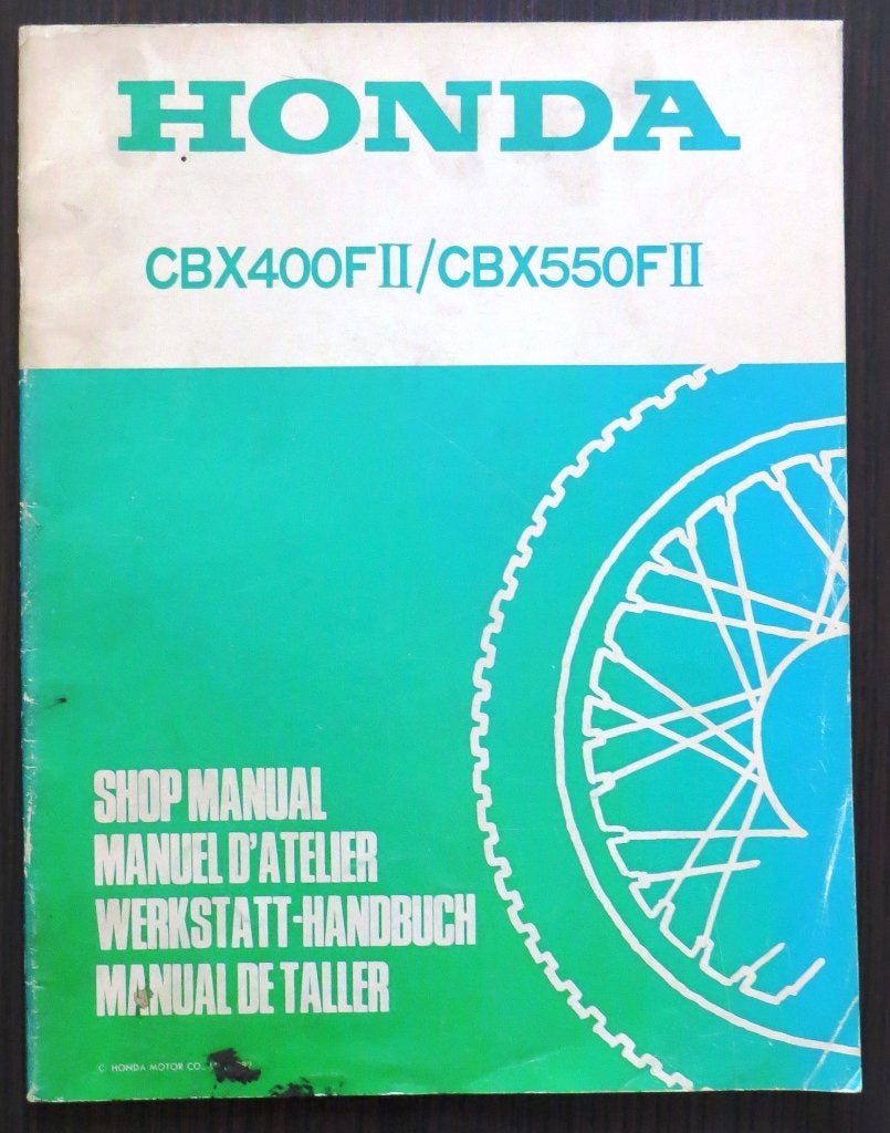 Honda CBX400FII/CBX550FII Shop Manual - Addendum (1982), Motoren, Handleidingen en Instructieboekjes, Verzenden, Honda