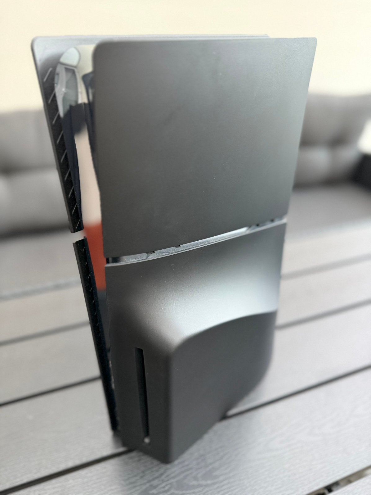 PS5 Slim Disc + 2 Controllers + Zwarte Cover + Games, Ophalen, Zo goed als nieuw