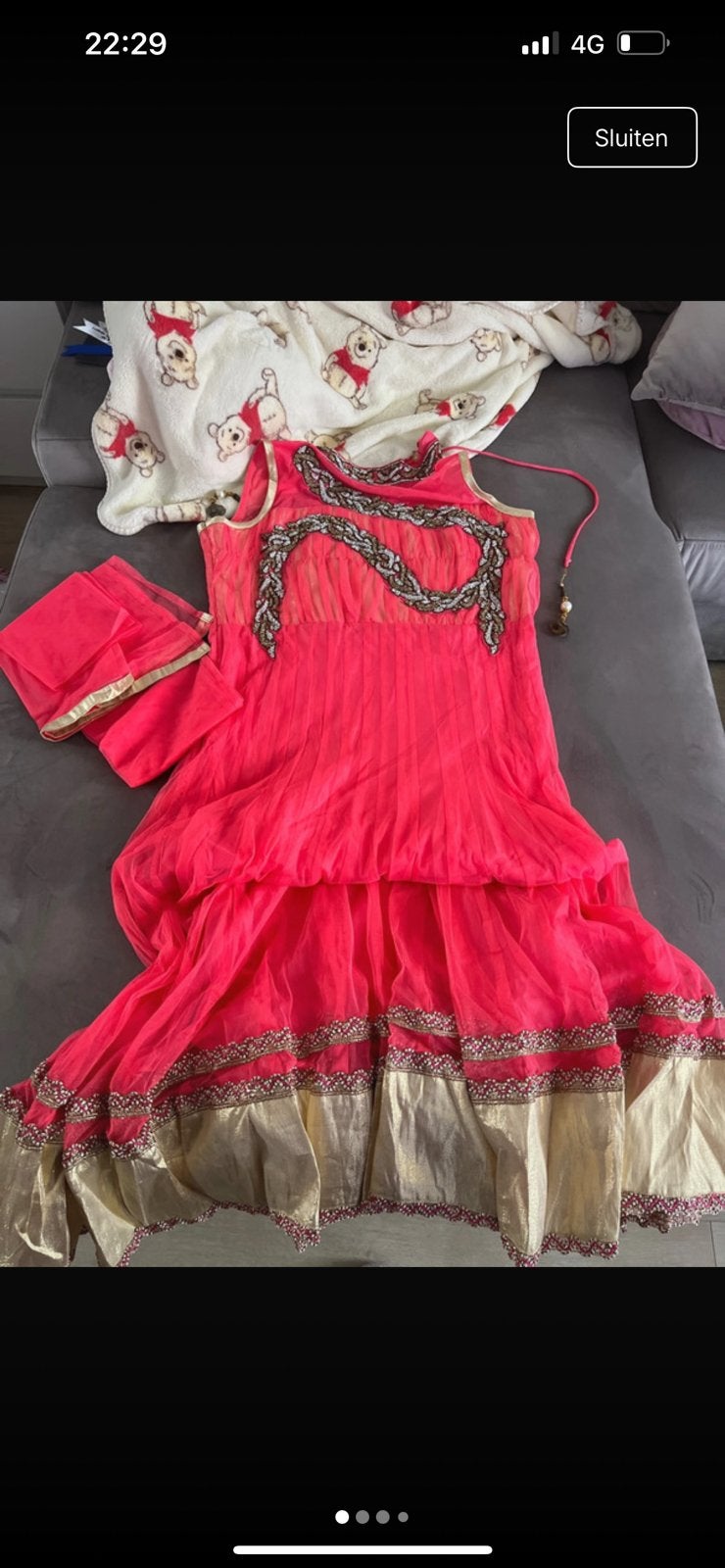 Indiase anarkali, Ophalen of Verzenden, Nieuw, Carnaval