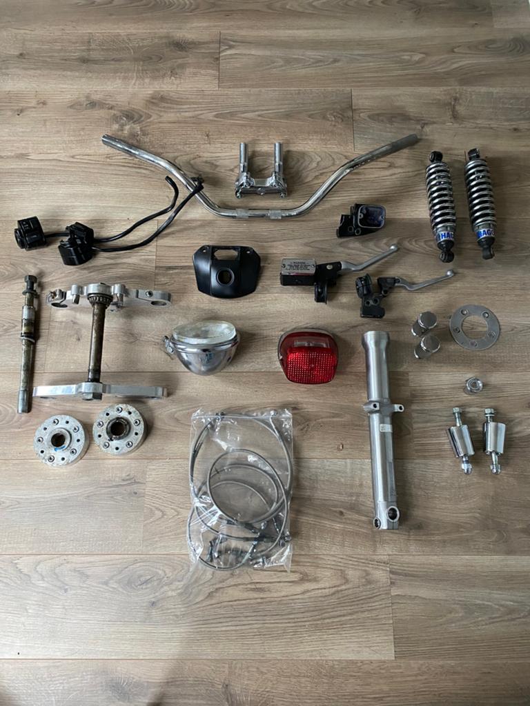 Diverse Harley FXR en Dyna Low Rider onderdelen, Motoren, Verzenden, Gebruikt