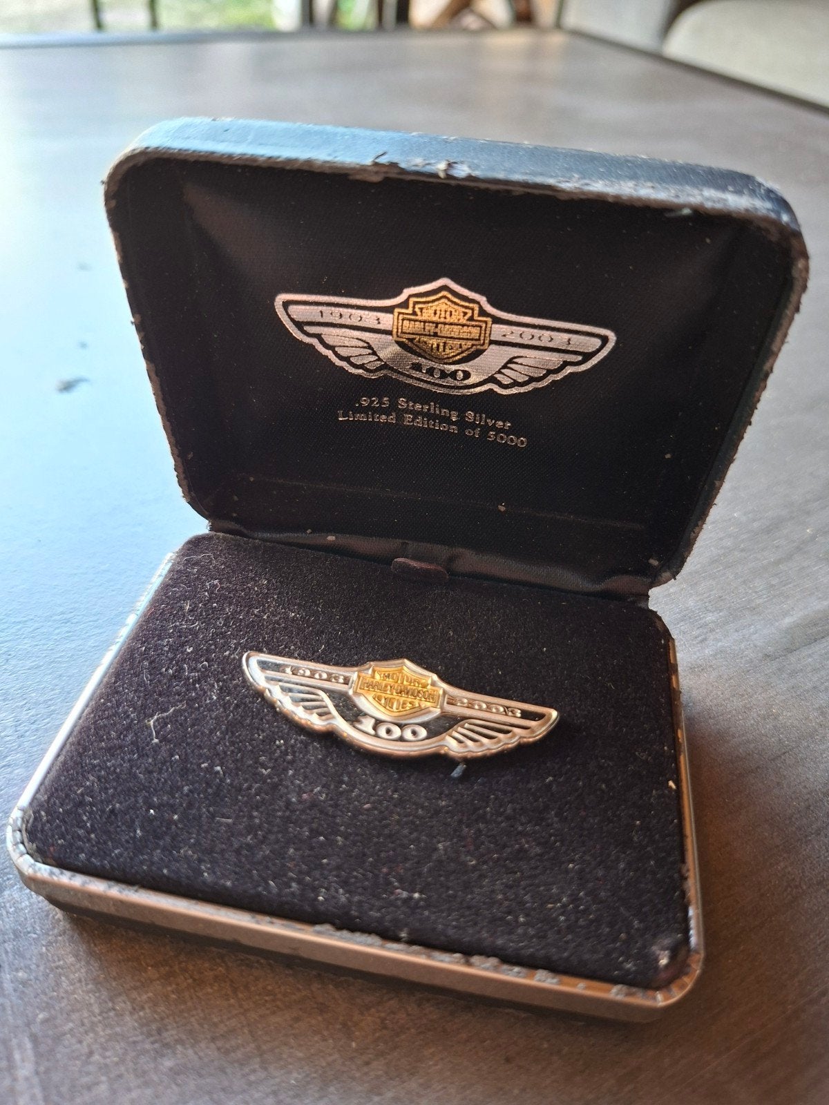 HD 100th Anniversary 2366/5000 Sterling .925  Zilveren Pin, Ophalen of Verzenden, Gebruikt