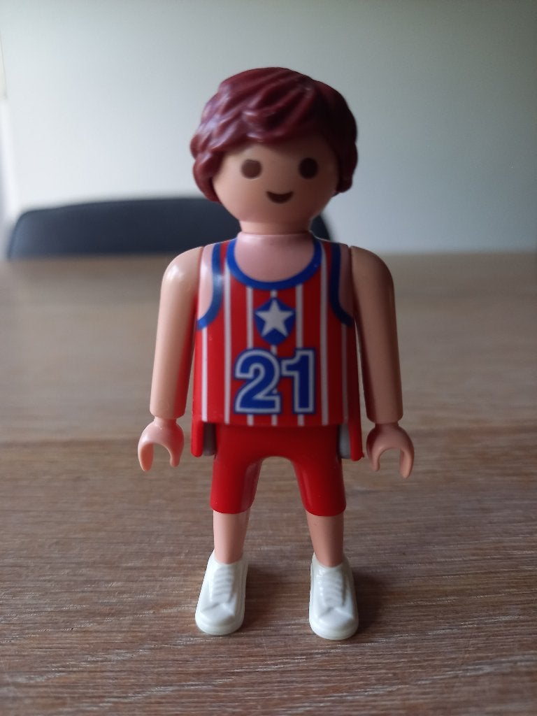 Playmobil Basketballer themapoppetje, Ophalen of Verzenden, Zo goed als nieuw, Figuren