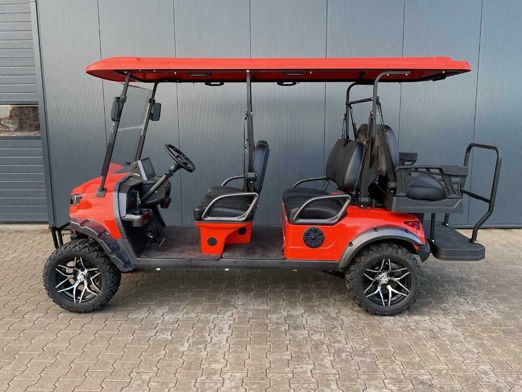 RTE golfkar 4+2 stoelen oranje nieuw‼️, Ophalen, Nieuw, Golfkar, Overige merken