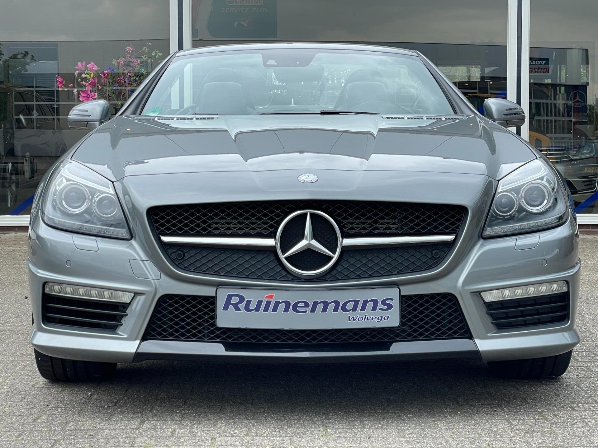 Mercedes-Benz SLK 55 AMG / MAGIC SKY / NAPPA / ILS / HARMAN, Auto's, Automaat, 5461 cc, Achterwielaandrijving, Cabriolet