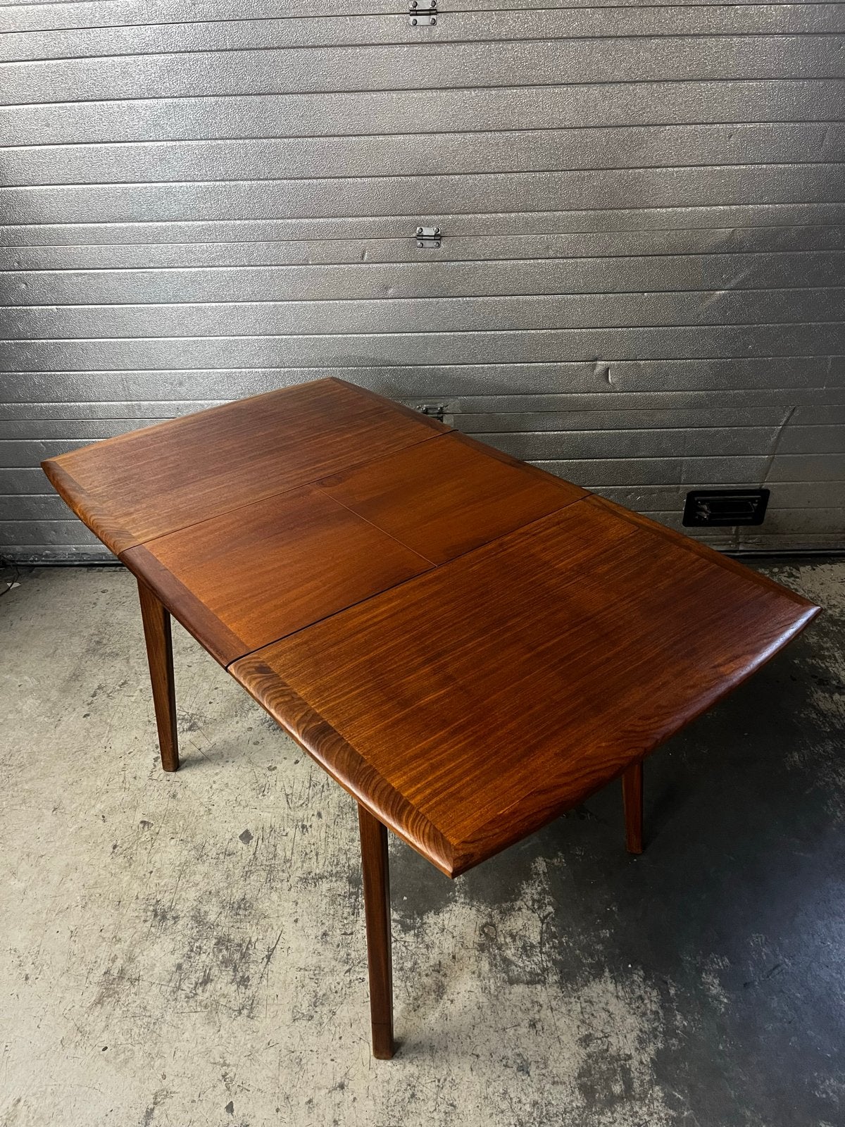 Vintage Webe Louis van Teeffelen Uitschuifbare Eettafel, Ophalen