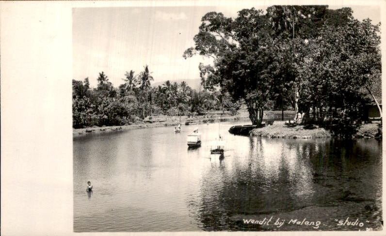 Nederlands Indië - Fotokaart Malang - 1925, Ophalen of Verzenden, Briefkaart