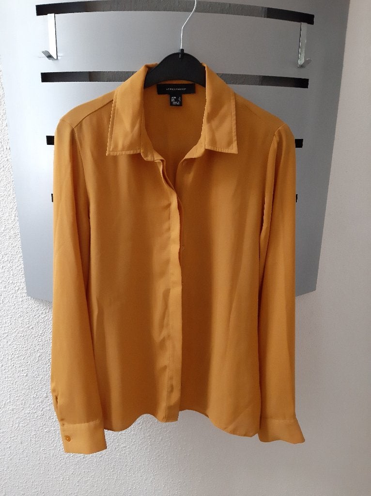 Atmosphere dames bloes, maat 34. Kleur mostergeel, Atmosphere, Geel, Ophalen of Verzenden, Maat 34 (XS) of kleiner
