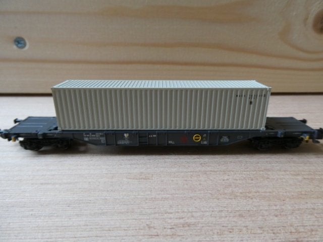 MiniTrix ContainerDraagWagen., Ophalen, Gelijkstroom, Trix, Nieuw