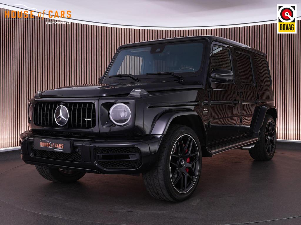 Mercedes-Benz G-klasse 63 AMG 585pk |carbon int.|Burmester|p, Auto's, Mercedes-Benz, Automaat, G-Klasse, Zwart, Leder