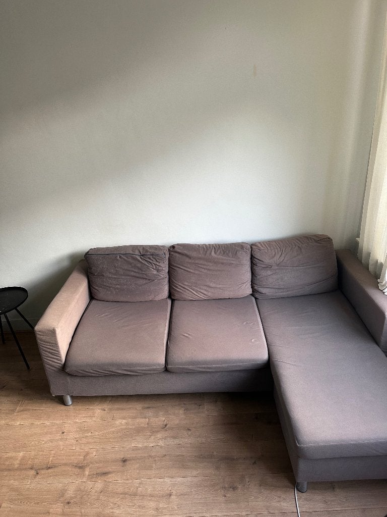 FREE GREY CORNER SOFA – LEIDEN (LAMMENSCHANS), Ophalen, Gebruikt, Overige materialen