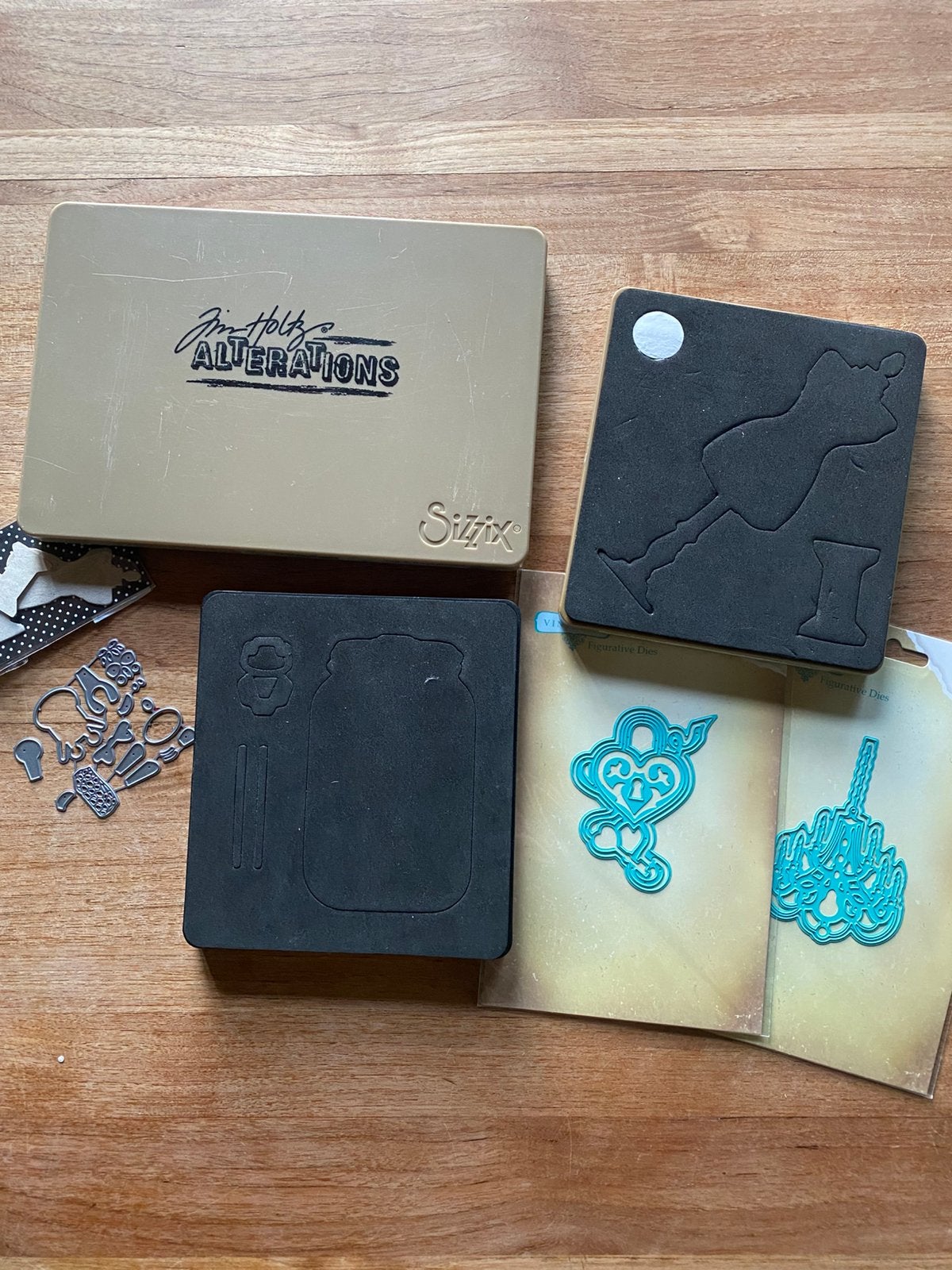 Diverse stansmallen, o.a. Sizzix, Hobby en Vrije tijd, Ophalen of Verzenden, Gebruikt, Frame of Mal, Sizzix
