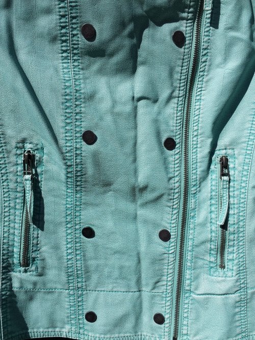 dames jas amolin blauw leer, Ophalen of Verzenden, 'T Olde Gre-j, Info@toldegrej.nl, Endepoelstraat 20f Didam