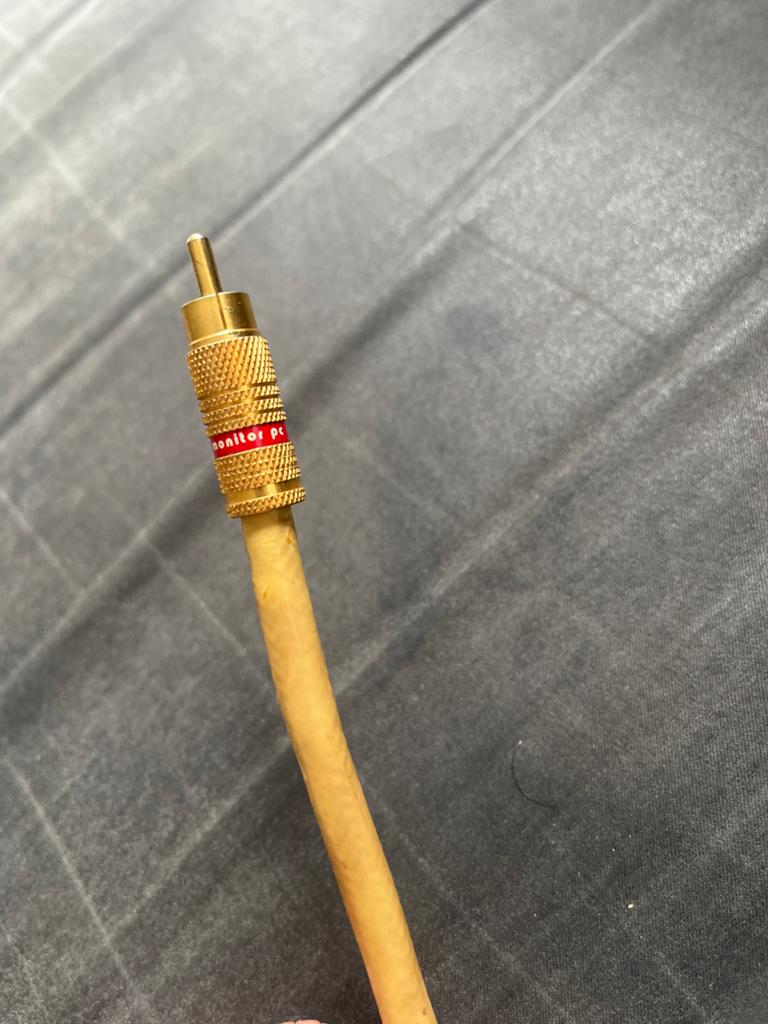 Monitor PC Kabel - Hoogwaardige RCA Interlink, Ophalen of Verzenden, Gebruikt, Minder dan 2 meter, Interlink-kabel